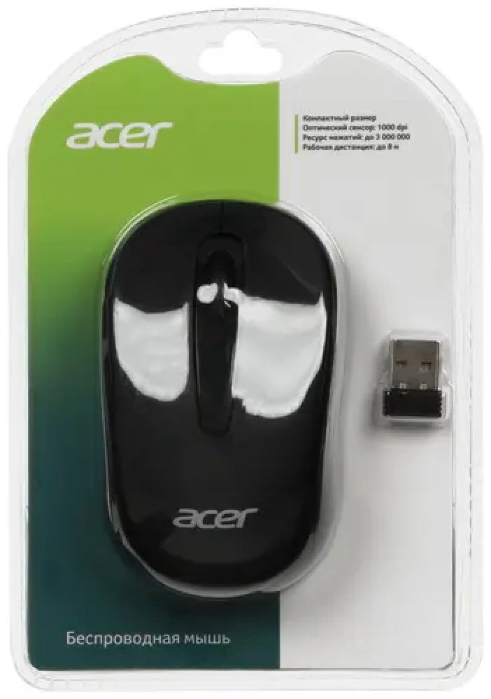 Мышь Acer OMR133 черный купить,NaN