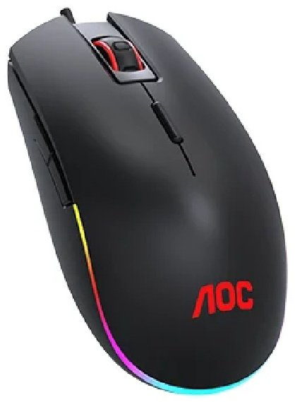 Мышь AOC GM500 черный купить,NaN