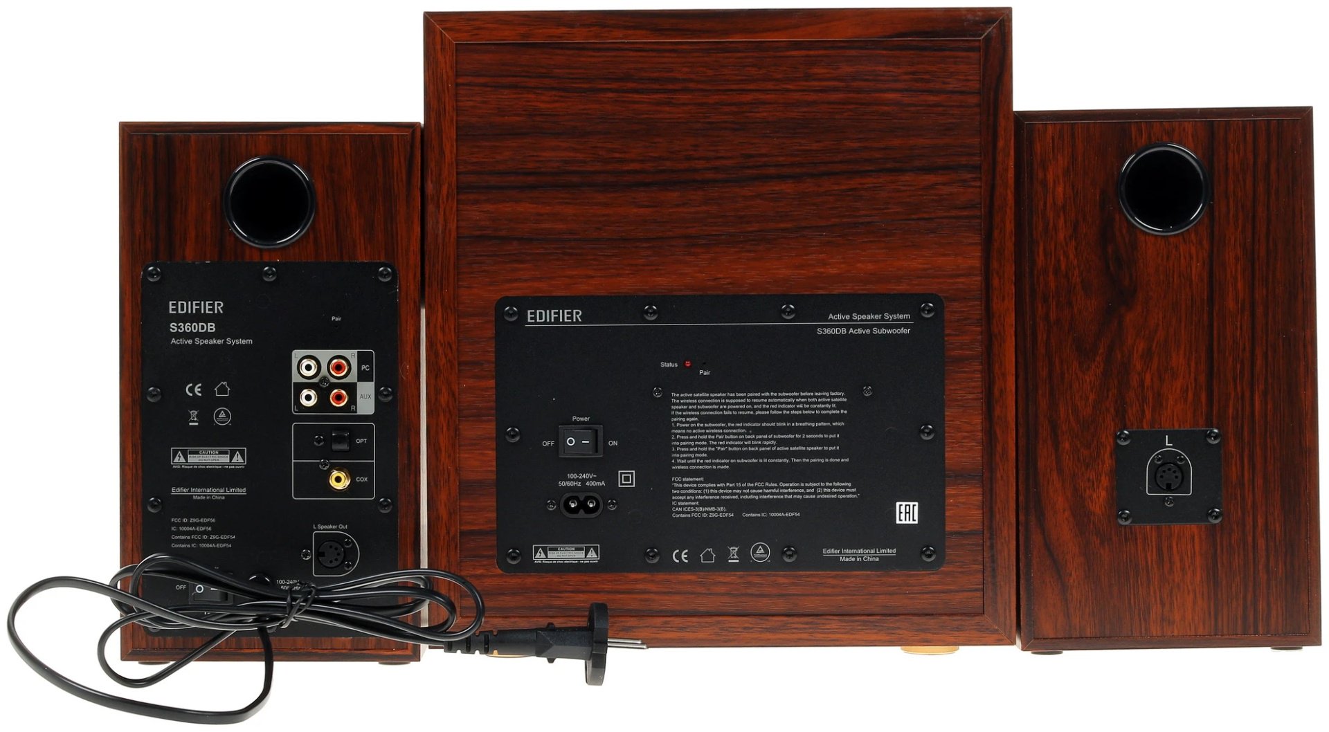 Компьютерные колонки Edifier S360DB коричневый