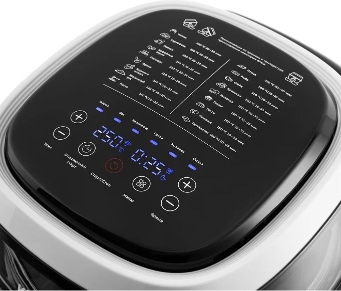 Аэрогриль Kitfort КТ-2218-2 белый, фиолетовый