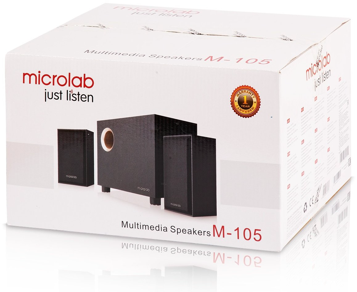 Компьютерные колонки Microlab M-105 черный - ForteMarket Компьютерные колонки Microlab M-105 черный купить,12906
