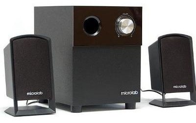 Компьютерные колонки Microlab M-109 черный, коричневый