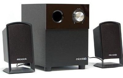 Компьютерные колонки Microlab M-109 черный, коричневый