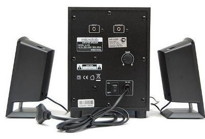 Компьютерные колонки Microlab M-109 черный, коричневый - ForteMarket Компьютерные колонки Microlab M-109 черный, коричневый купить,17260
