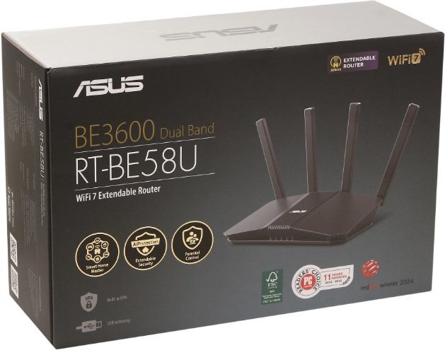 Wi-Fi роутер ASUS RT-BE58U 902IG0910-MO3C00