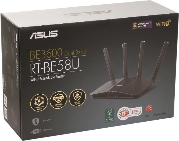 Wi-Fi роутер ASUS RT-BE58U 902IG0910-MO3C00 купить,76600