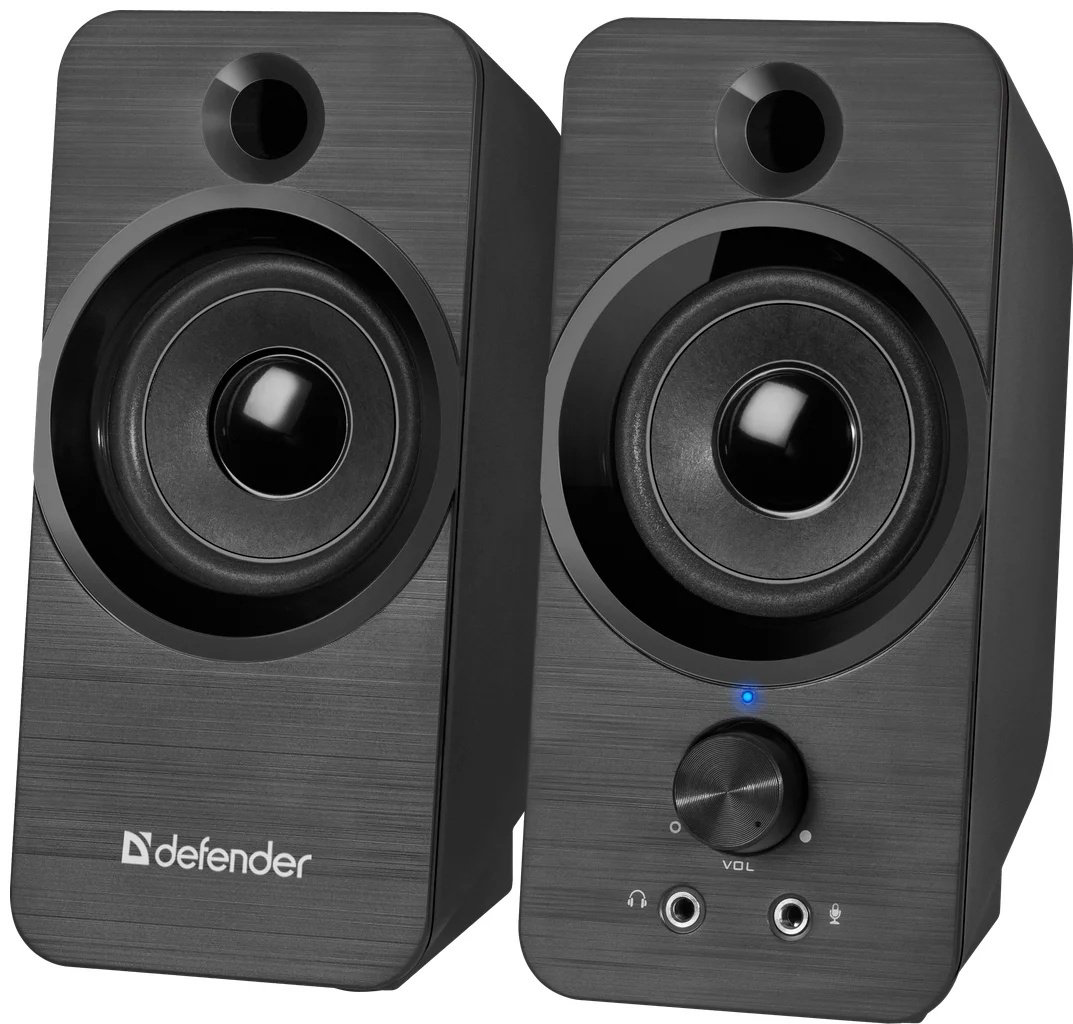 Компьютерные колонки Defender SPK-190 черный - ForteMarket Компьютерные колонки Defender SPK-190 черный купить,8500