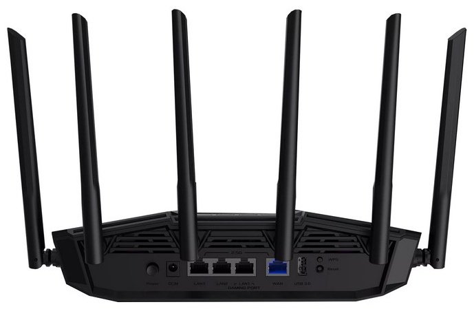 Маршрутизатор ASUS TUF Gaming BE6500 (90IG0920-MO9C00)
