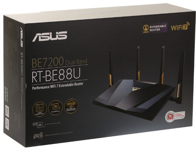 Wi-Fi роутер ASUS RT-BE88U 90IG08V0-MO3N0V купить,NaN
