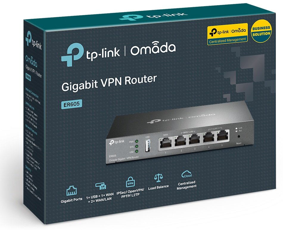 Маршрутизатор TP-LINK ER605 (TL-R605) V2 - ForteMarket Маршрутизатор TP-LINK ER605 (TL-R605) V2 купить,51689