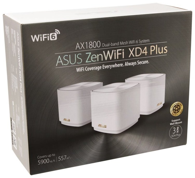 MESH-система ASUS XD4 PLUS (3-pack)