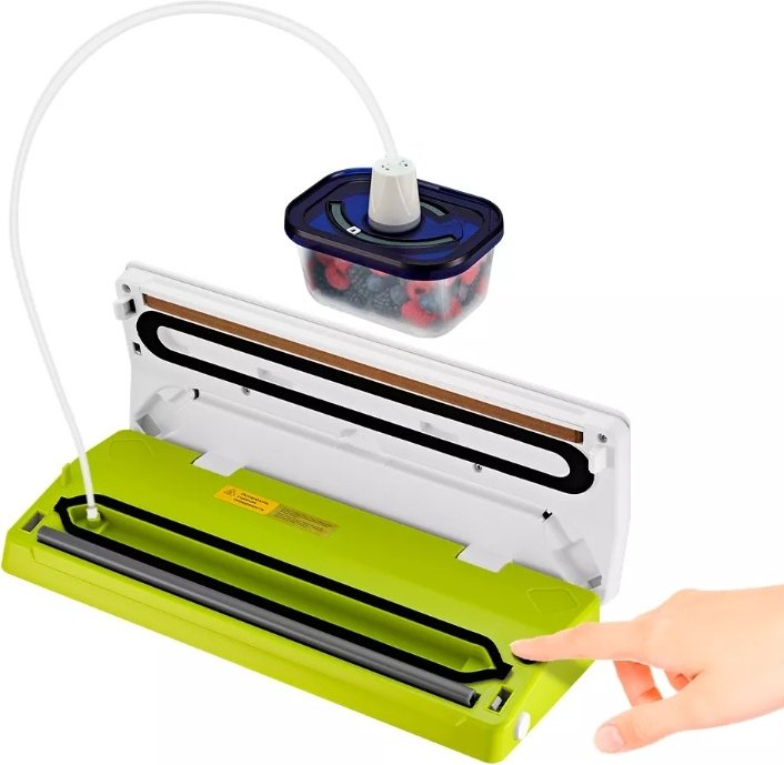 Вакуумный упаковщик Kitfort КТ-1523-2 белый-зеленый