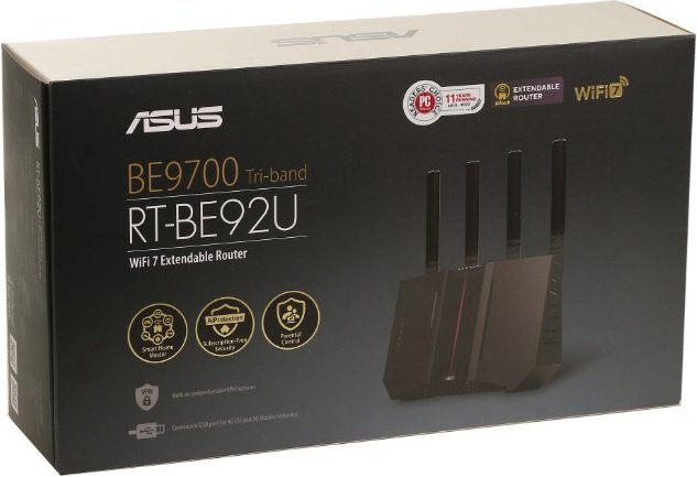 Маршрутизатор ASUS RT-BE92U 90IG0950-MO9A0V купить,NaN