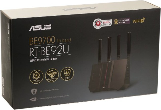 Маршрутизатор ASUS RT-BE92U 90IG0950-MO9A0V купить,NaN