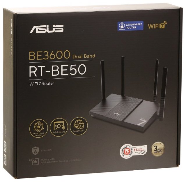 Маршрутизатор ASUS RT-BE50 (90IG09U0-MO3S00) купить,42530