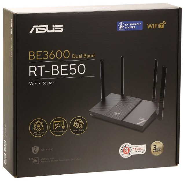 Маршрутизатор ASUS RT-BE50 (90IG09U0-MO3S00) купить,42530