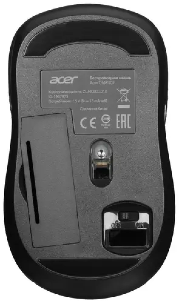 Мышь Acer OMR302 черный купить,NaN