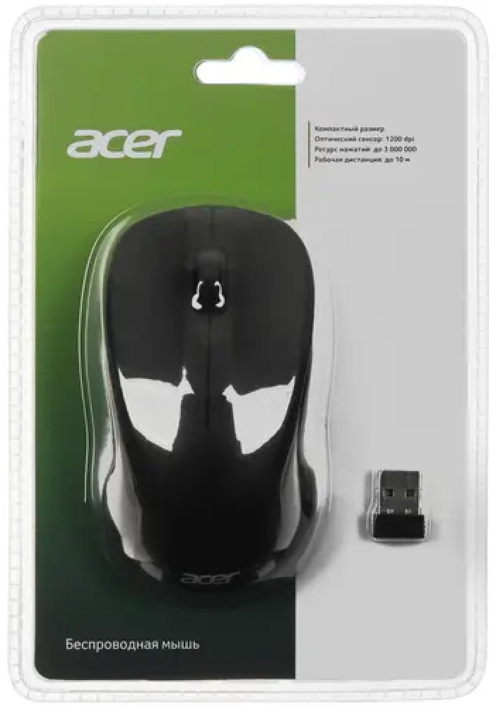 Мышь Acer OMR302 черный купить,NaN