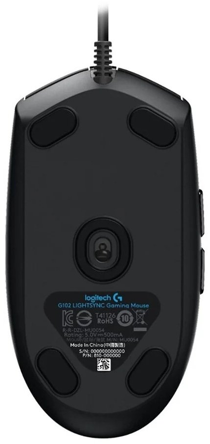 Мышь Logitech G102 Lightsync черный