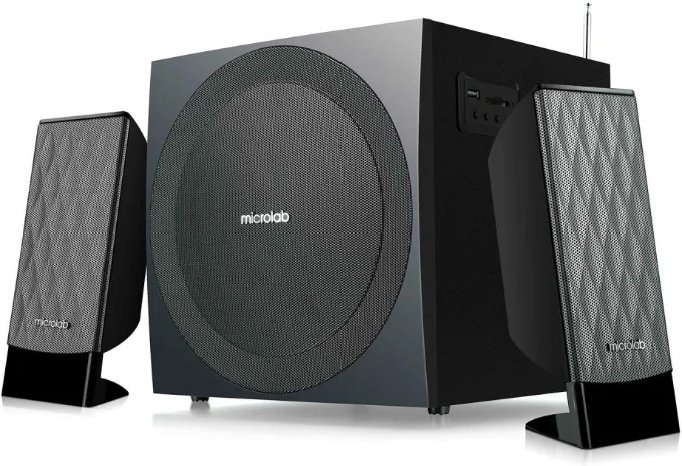 Компьютерные колонки Microlab M-300U черный - ForteMarket Компьютерные колонки Microlab M-300U черный купить,26710