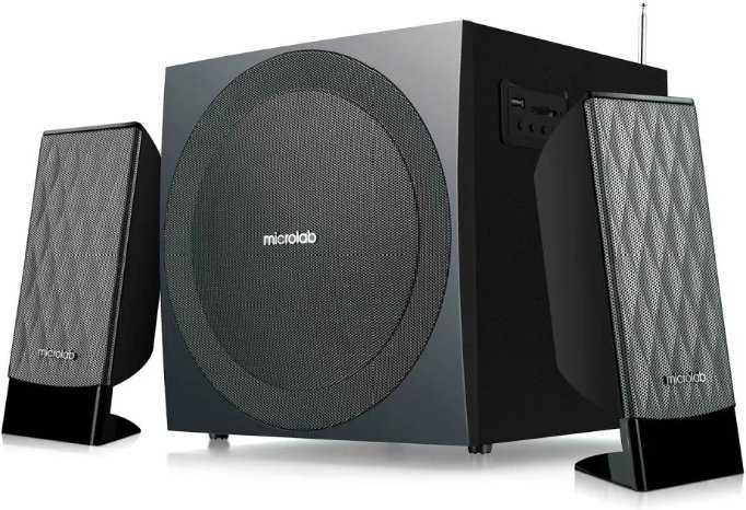 Компьютерные колонки Microlab M-300U черный - ForteMarket Компьютерные колонки Microlab M-300U черный купить,26710