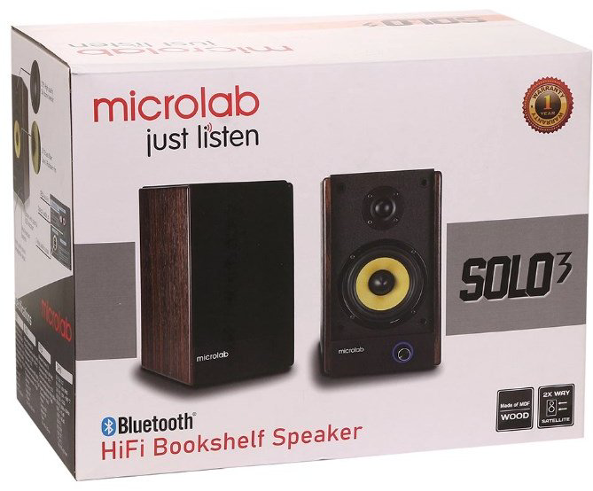 Компьютерные колонки Microlab Solo 3 коричневый купить,34900