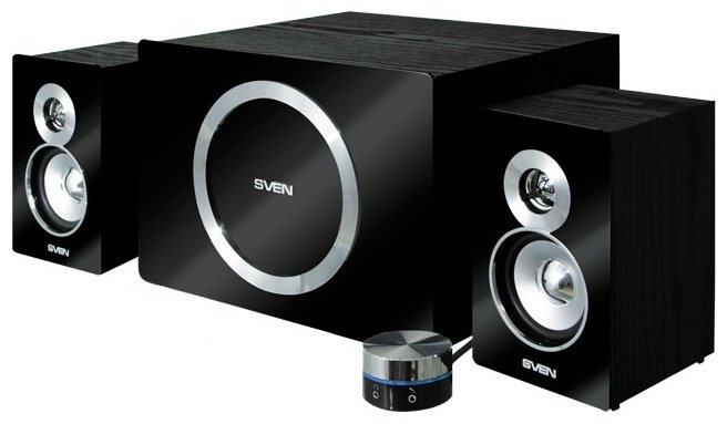 Компьютерные колонки SVEN MS-1085 черный купить,NaN