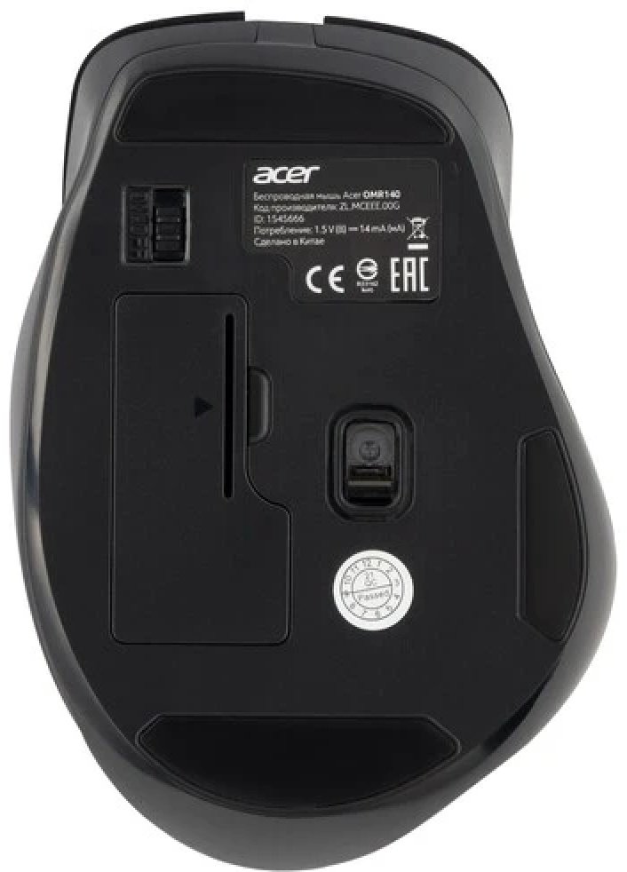 Мышь Acer OMR140 черный купить,NaN