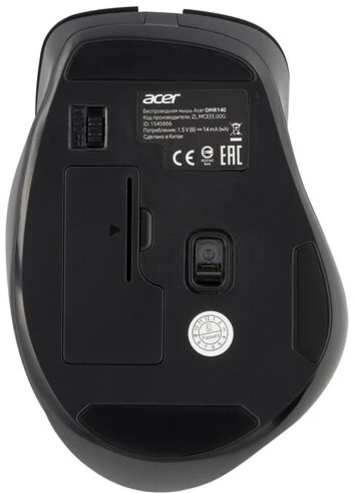 Мышь Acer OMR140 черный купить,NaN