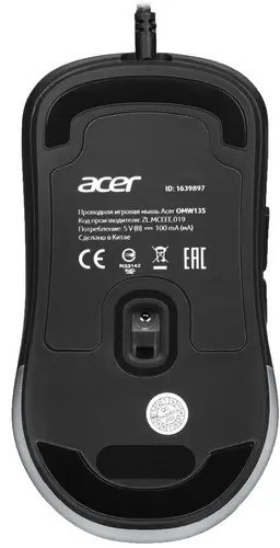 Мышь Acer OMW135 черный купить,NaN