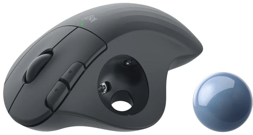 Мышь Logitech M575 Graphite черный купить,NaN