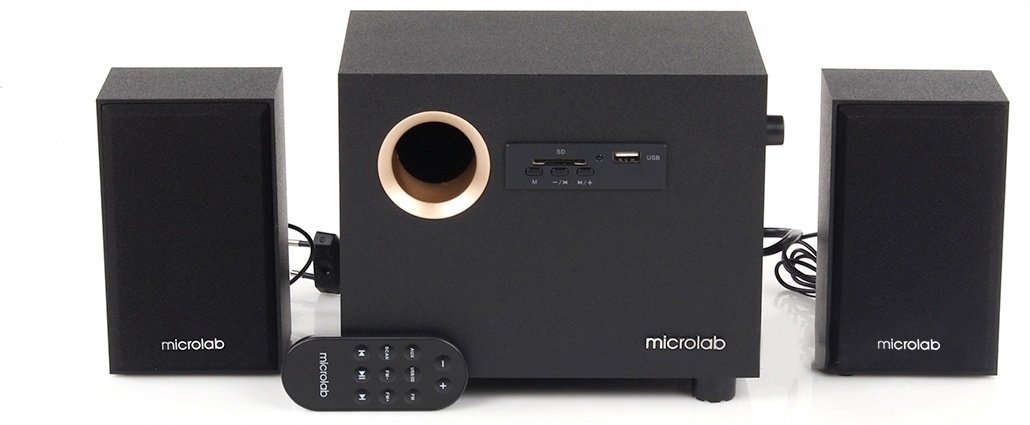 Компьютерные колонки Microlab M-105R черный - ForteMarket Компьютерные колонки Microlab M-105R черный купить,15159