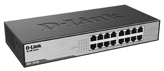 D-link DES-1016D черный купить,NaN