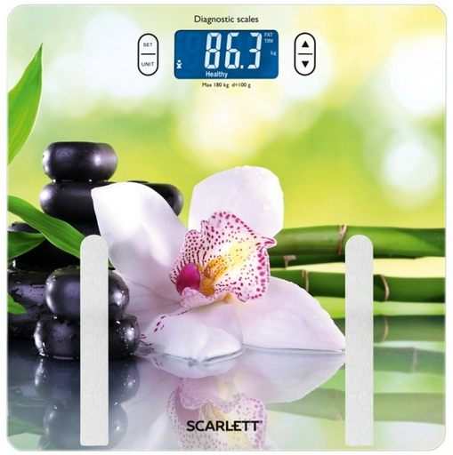 Напольные весы Scarlett электронные SC-BS33E035 до 180 кг