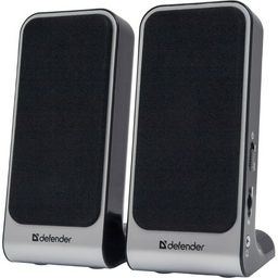 Компьютерные колонки Defender SPK-225 черный-серебристый