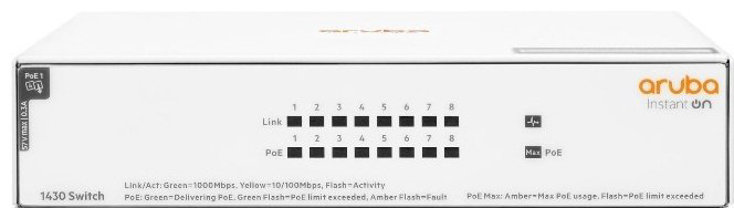 Коммутатор HP Instant On 1430 8G 64W купить,NaN