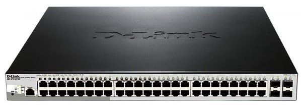 D-link DGS-1210-52P/ME/B1A черный