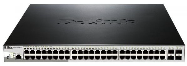 D-link DGS-1210-52P/ME/B1A черный