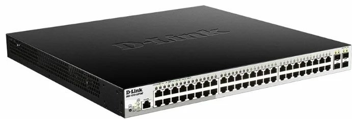 D-link DGS-1210-52P/ME/B1A черный