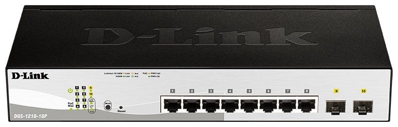 Коммутатор D-link DGS-1210-10P/F3 купить,NaN