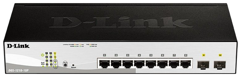 Коммутатор D-link DGS-1210-10P/F3 купить,NaN