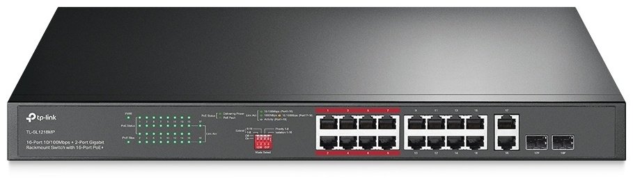 TP-LINK TL-SL1218MP V2.0 черный купить,NaN
