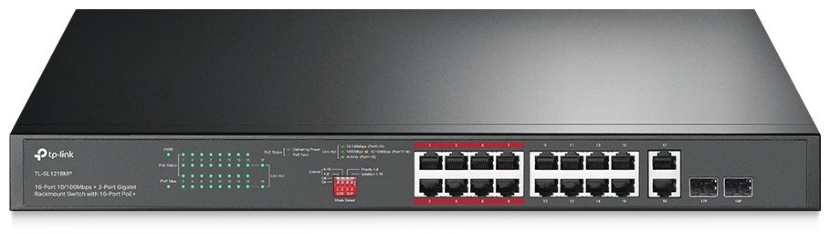 TP-LINK TL-SL1218MP V2.0 черный купить,NaN