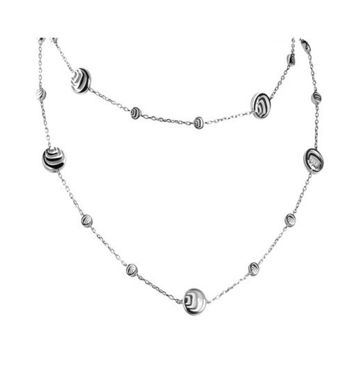 Колье Damiani 14353 д 45см 28,68гр 0,03ct 2,96ct. купить,NaN