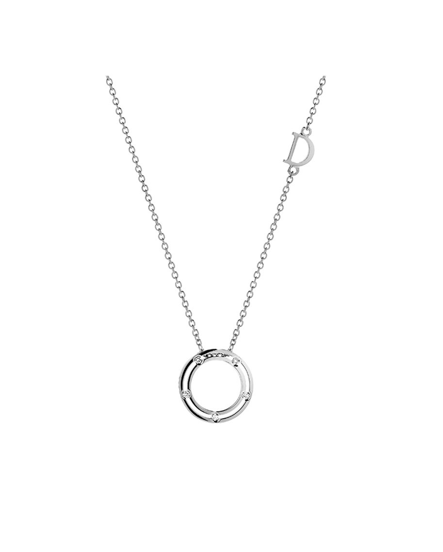 Колье Damiani 14409 д 45см 4,2гр 0,037ct. купить,NaN