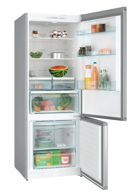 Холодильник Bosch KGN55VL21U серебристый