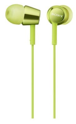 Наушники Sony MDREX150G.E зеленые купить,NaN