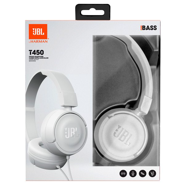 Наушники JBL T450 белые купить,NaN