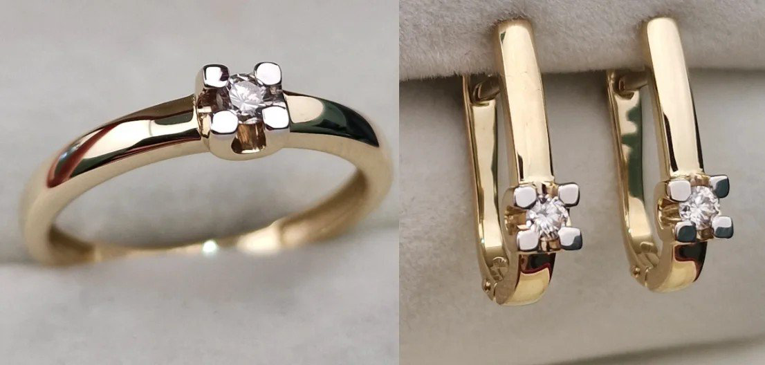 Комплект Deimantas 107462579 16,5р 0,107ct 0,17ct. купить,NaN