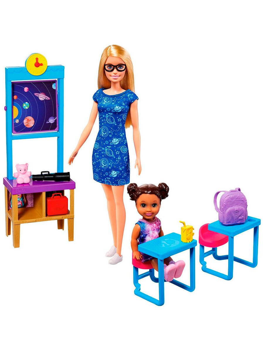 Кукла  Barbie  Кем быть?  Учитель астрономии купить,NaN